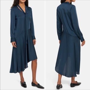 Theory Emerald Modern Sheen Scarf Wrap Dress Size Small New With Tag